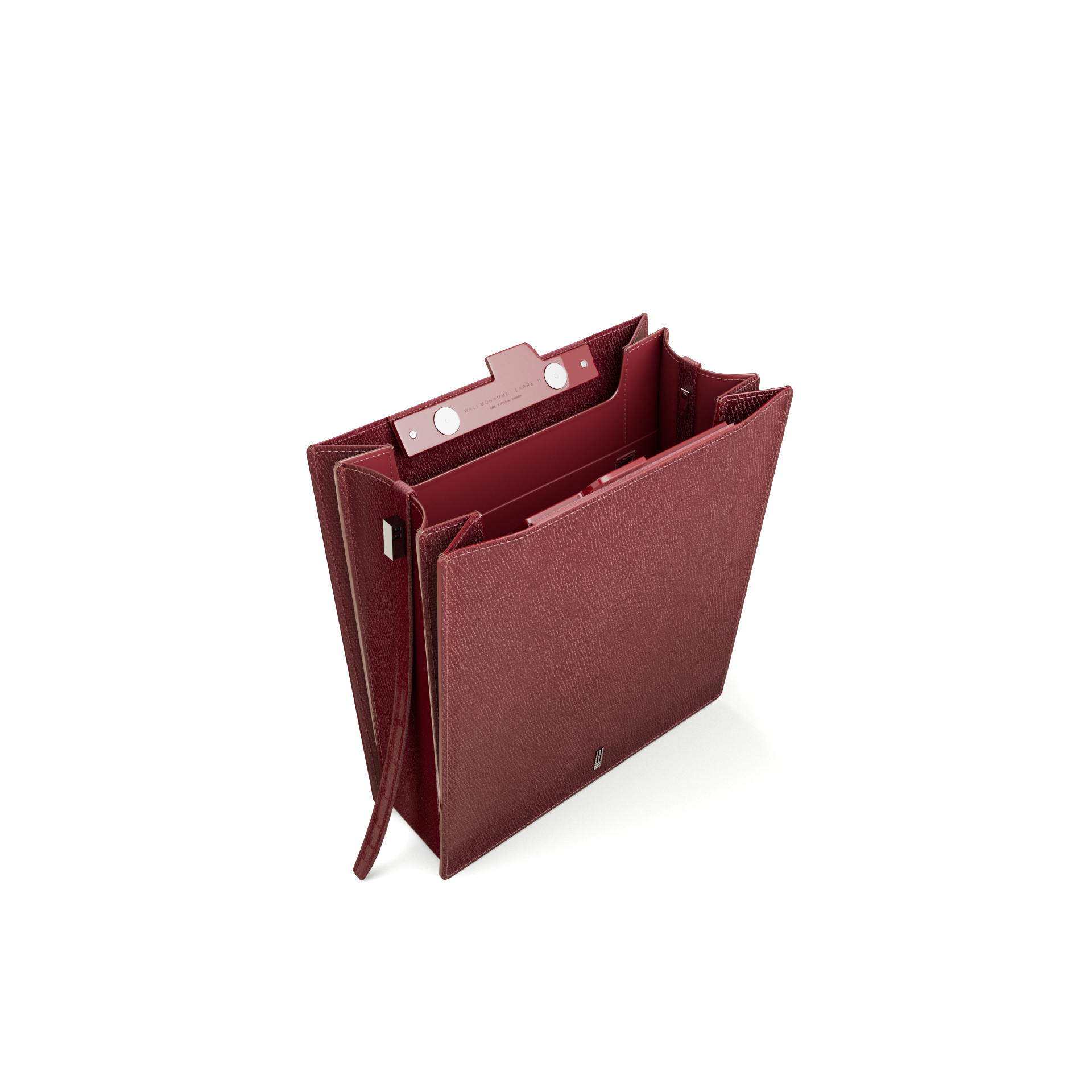 Parcel Frame - Burgundy - WALI MOHAMMED BARRECH