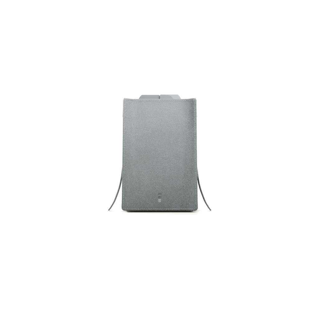 Cell Frame - Charcoal - WALI MOHAMMED BARRECH - Luxury Handcrafted Leather Handbag