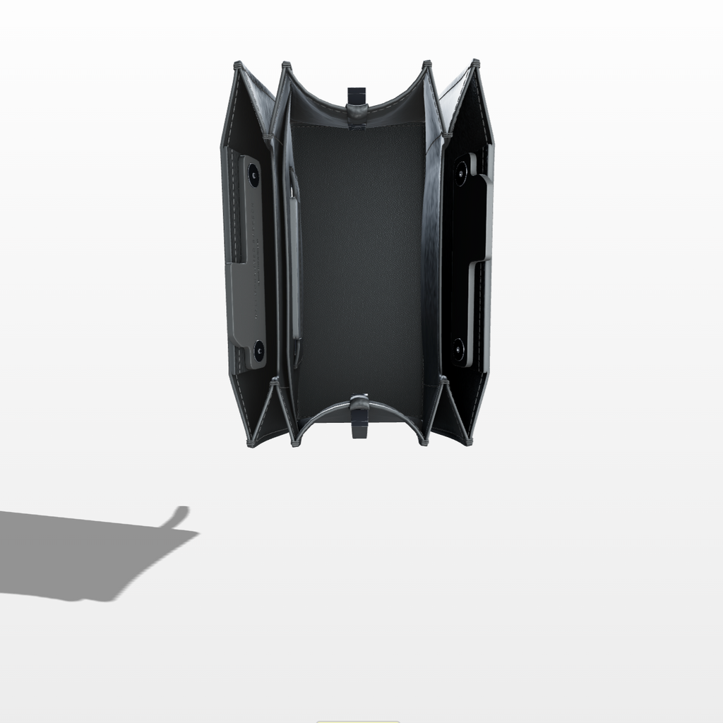 Hunar Frame - Petrol - WALI MOHAMMED BARRECH - Luxury Handcrafted Leather Handbag