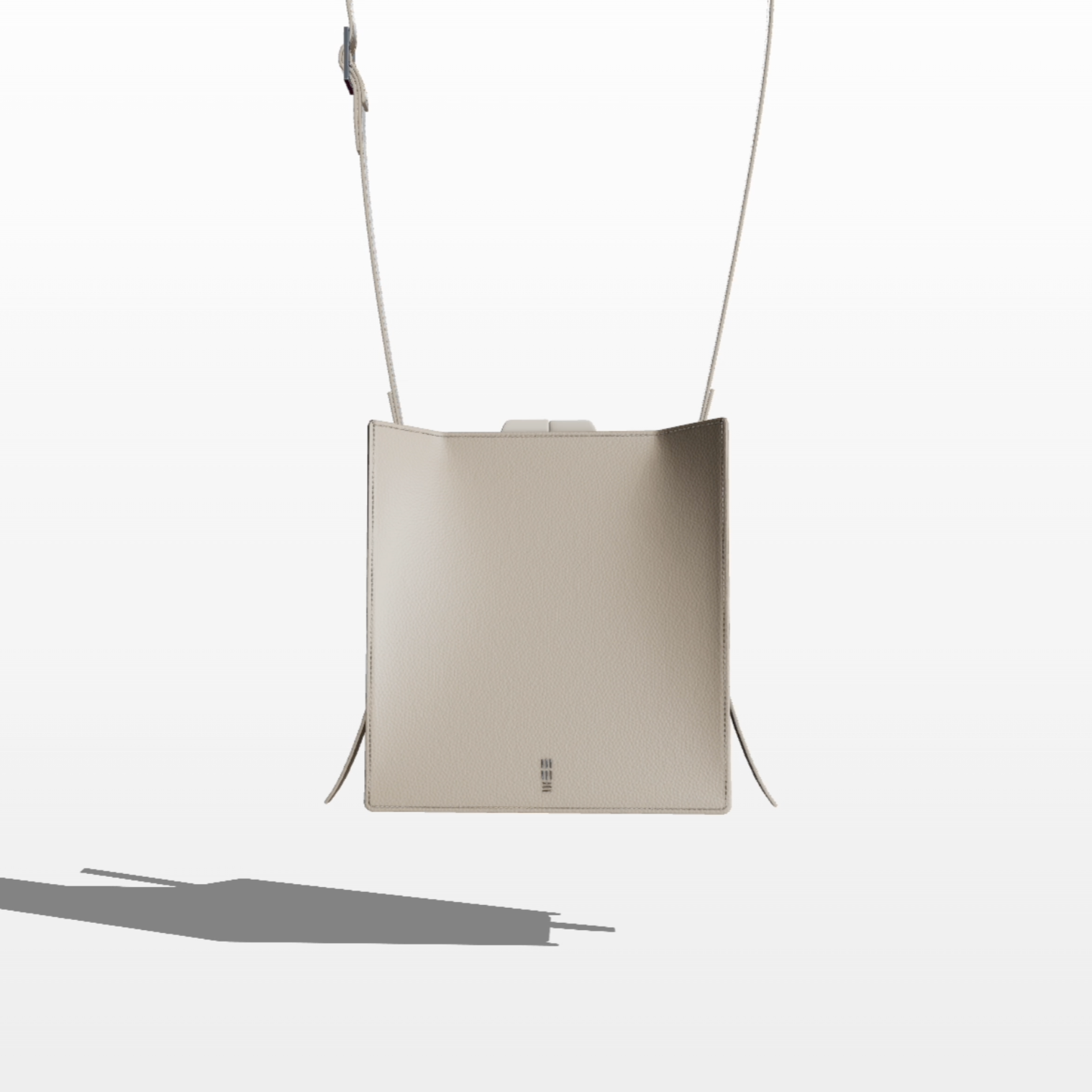 Parcel Frame - Sand - WALI MOHAMMED BARRECH - Handcrafted Leather Handbags