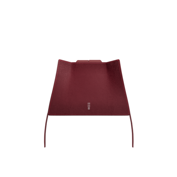 Hunar Frame - Burgundy - WALI MOHAMMED BARRECH - Luxury Handcrafted Leather Handbag