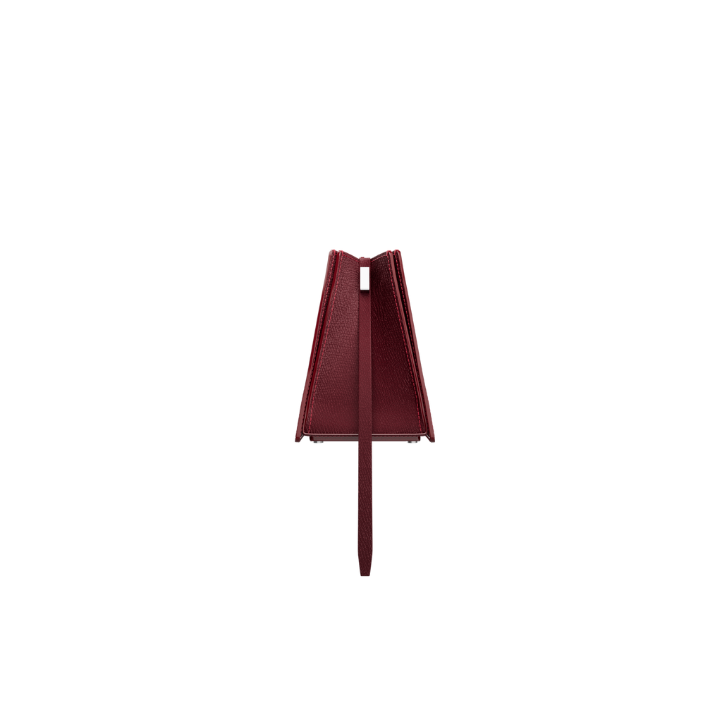 Hunar Frame - Burgundy - WALI MOHAMMED BARRECH - Luxury Handcrafted Leather Handbag