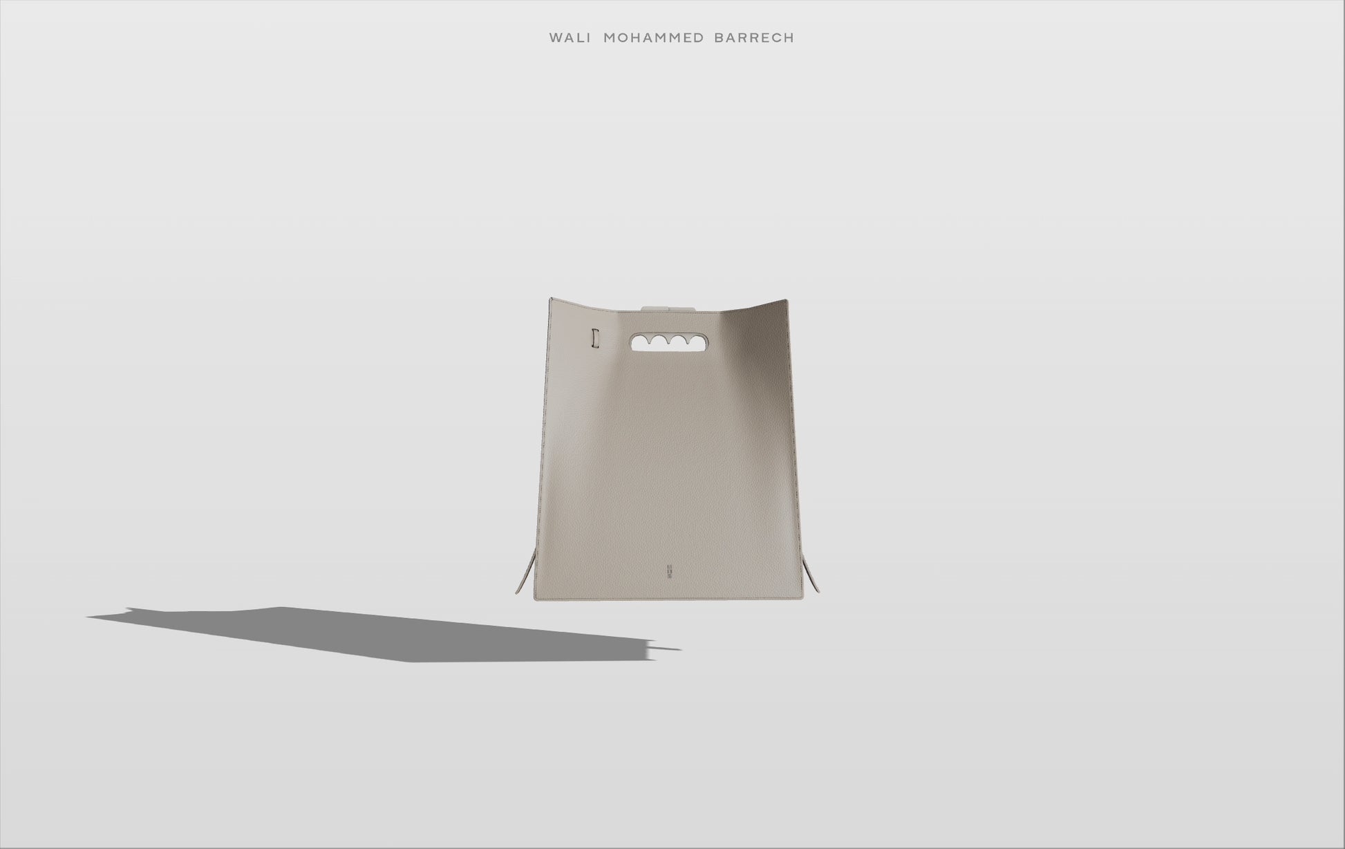 Maxi Frame - Sand - WALI MOHAMMED BARRECH - Handcrafted Leather Handbags