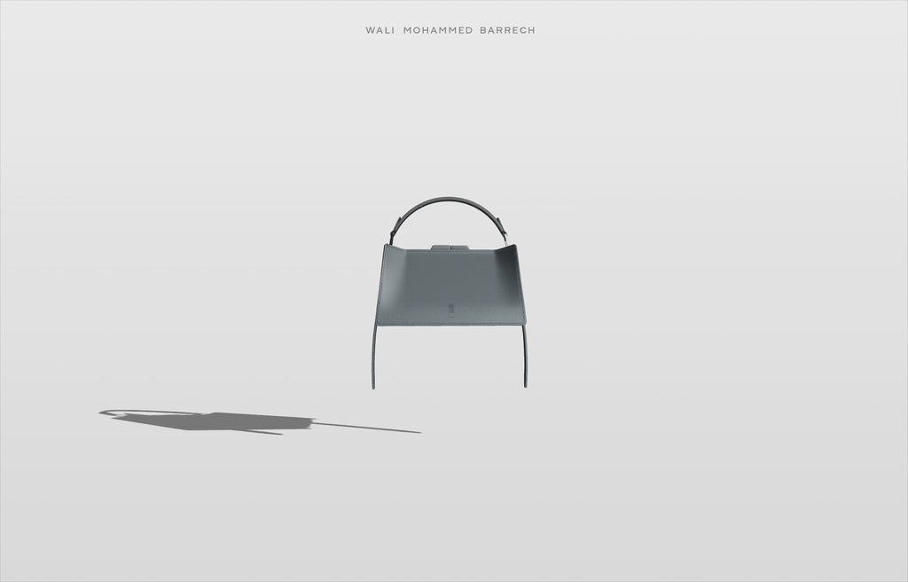 Mono Frame - Petrol - WALI MOHAMMED BARRECH - Handcrafted Leather Handbags