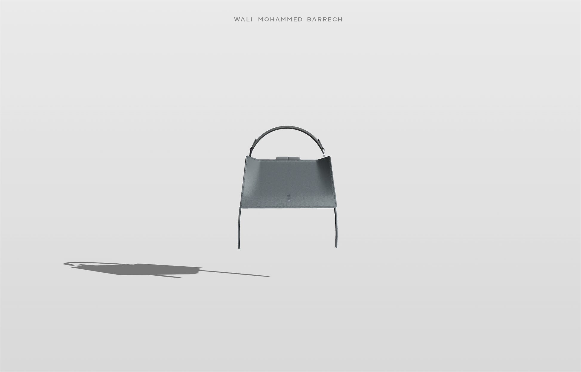 Mono Frame - Petrol - WALI MOHAMMED BARRECH - Handcrafted Leather Handbags