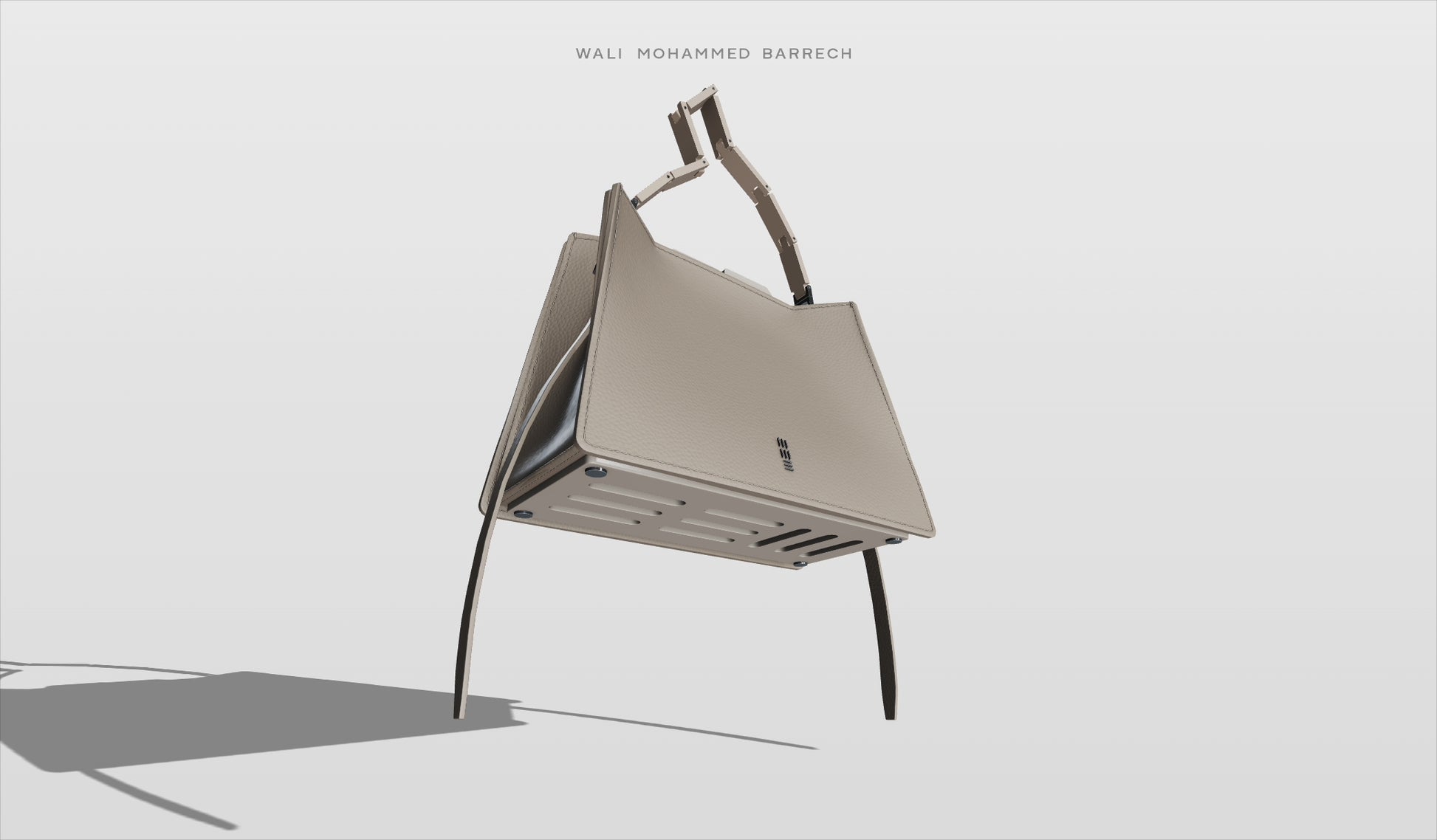 Hunar Frame - Sand - WALI MOHAMMED BARRECH - Handcrafted Leather Handbags