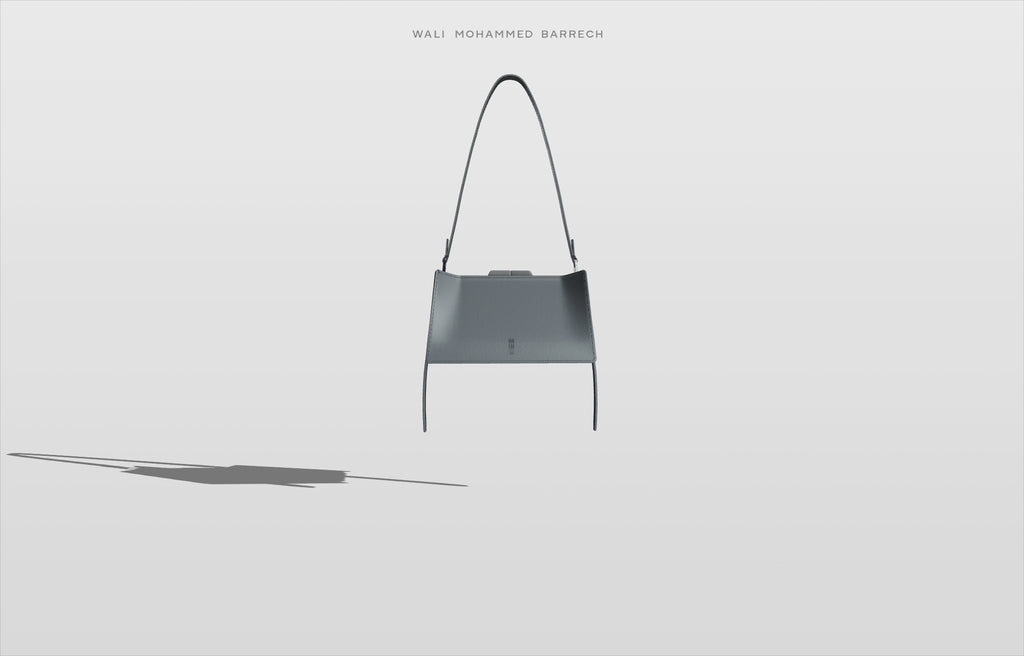 Mono Frame - Petrol - WALI MOHAMMED BARRECH - Handcrafted Leather Handbags