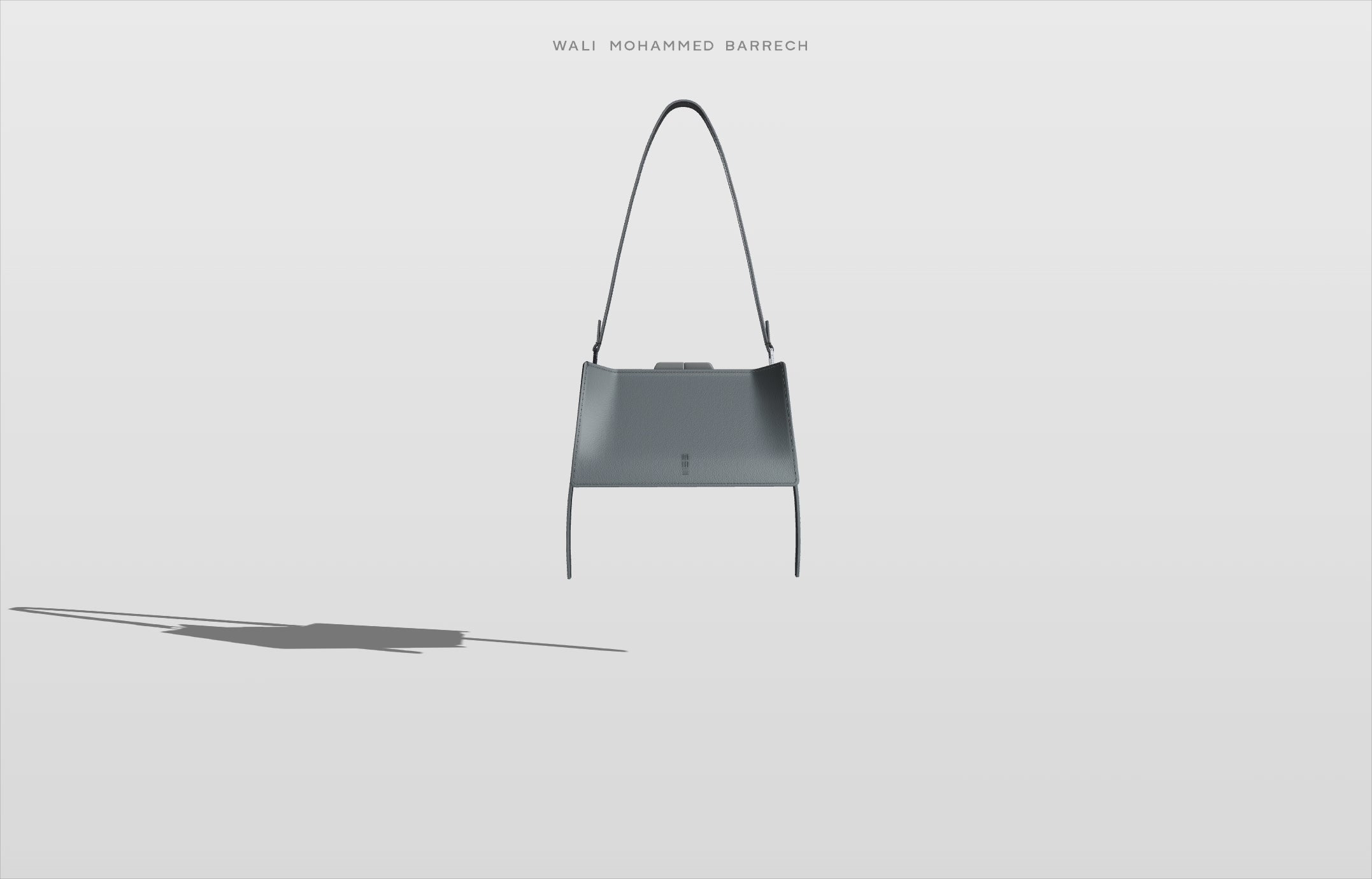 Mono Frame - Petrol - WALI MOHAMMED BARRECH - Handcrafted Leather Handbags