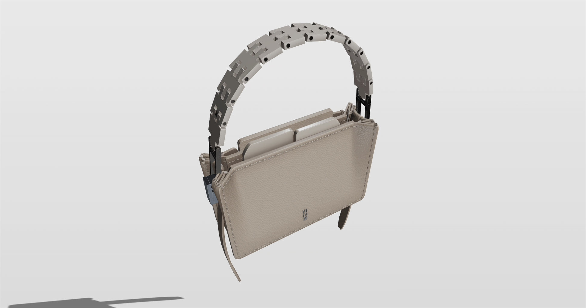 Micro Frame - Sand - WALI MOHAMMED BARRECH - Handcrafted Leather Handbags