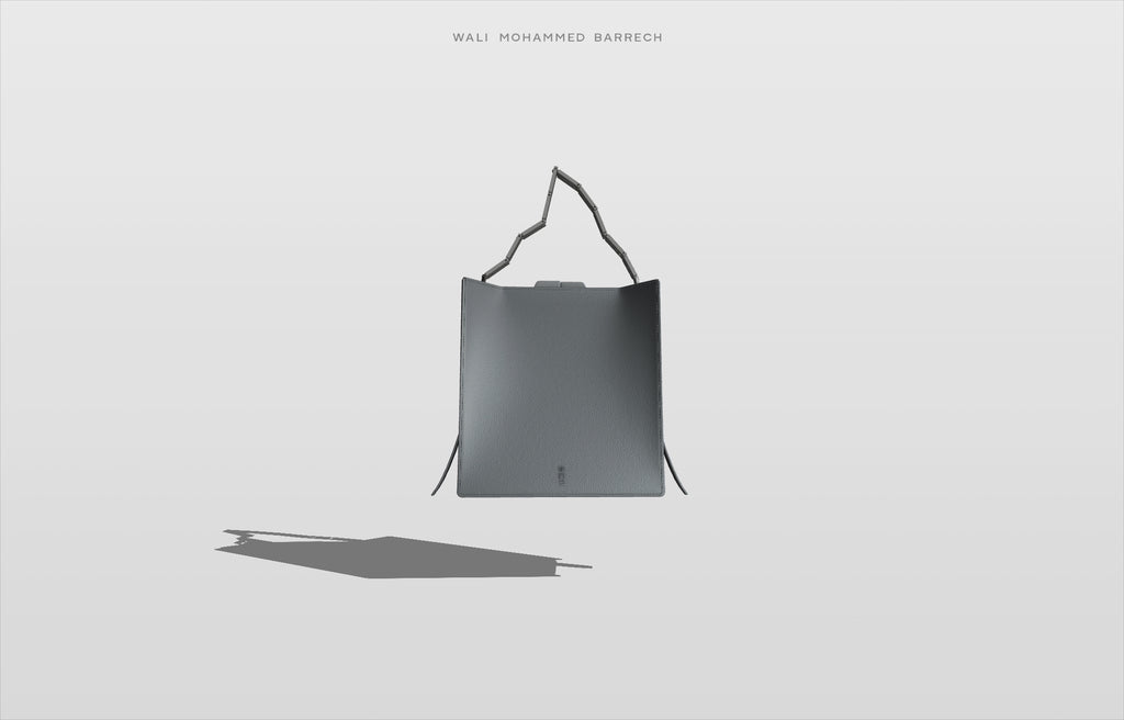 Parcel Frame - Petrol - WALI MOHAMMED BARRECH - Handcrafted Leather Handbags