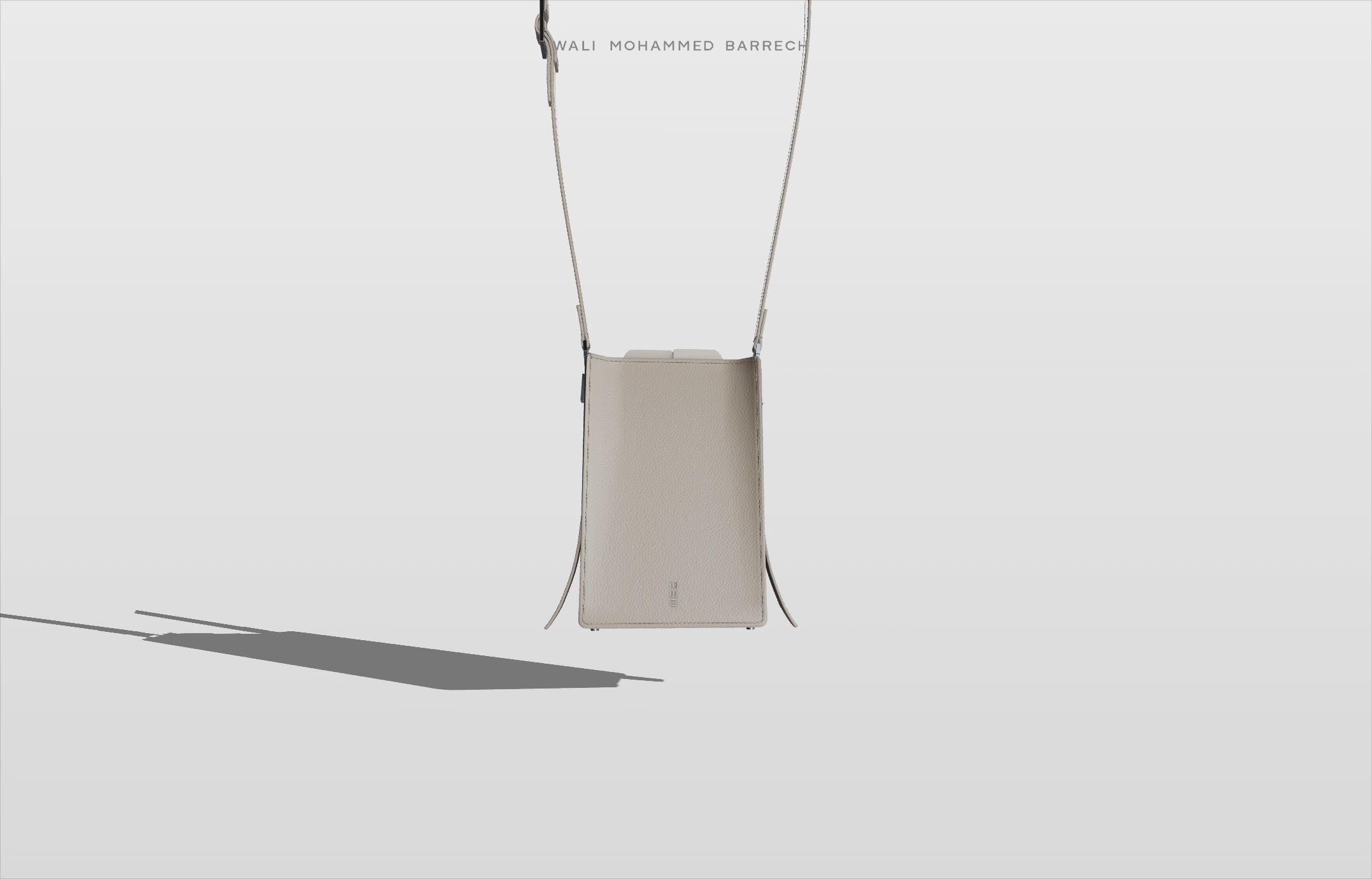 Cell Frame - Sand - WALI MOHAMMED BARRECH - Handcrafted Leather Handbags