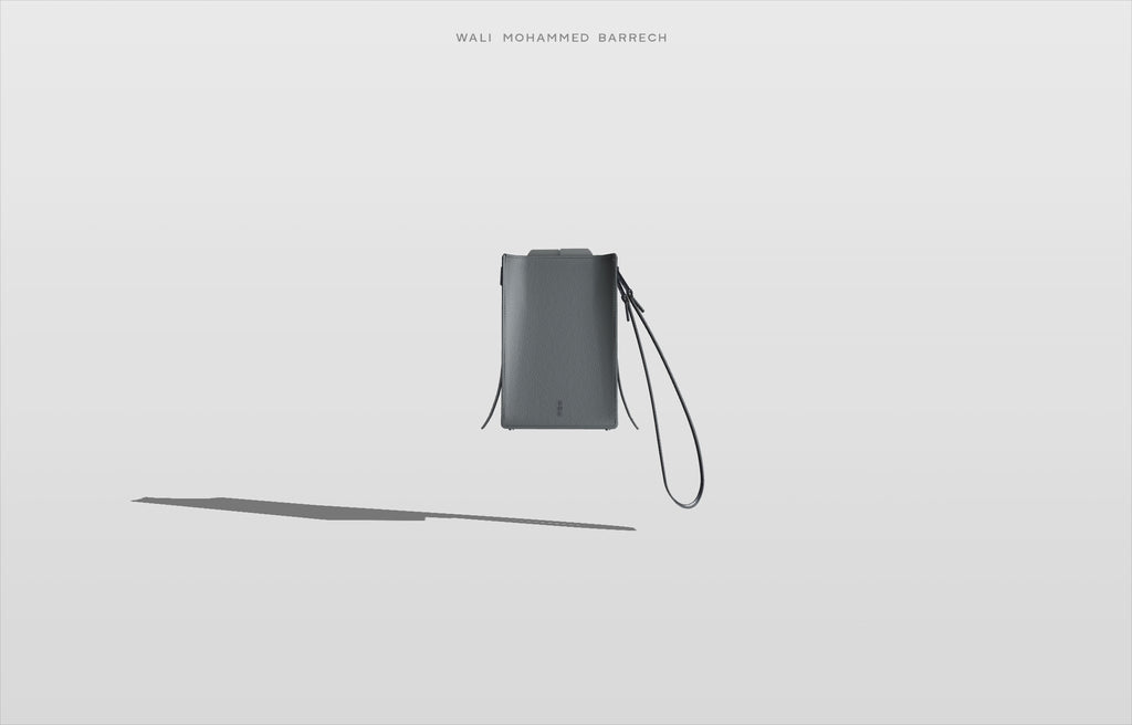 Cell Frame - Petrol - WALI MOHAMMED BARRECH - Handcrafted Leather Handbags
