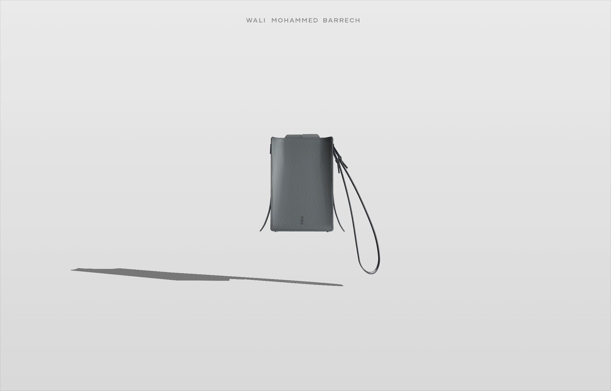 Cell Frame - Petrol - WALI MOHAMMED BARRECH - Handcrafted Leather Handbags
