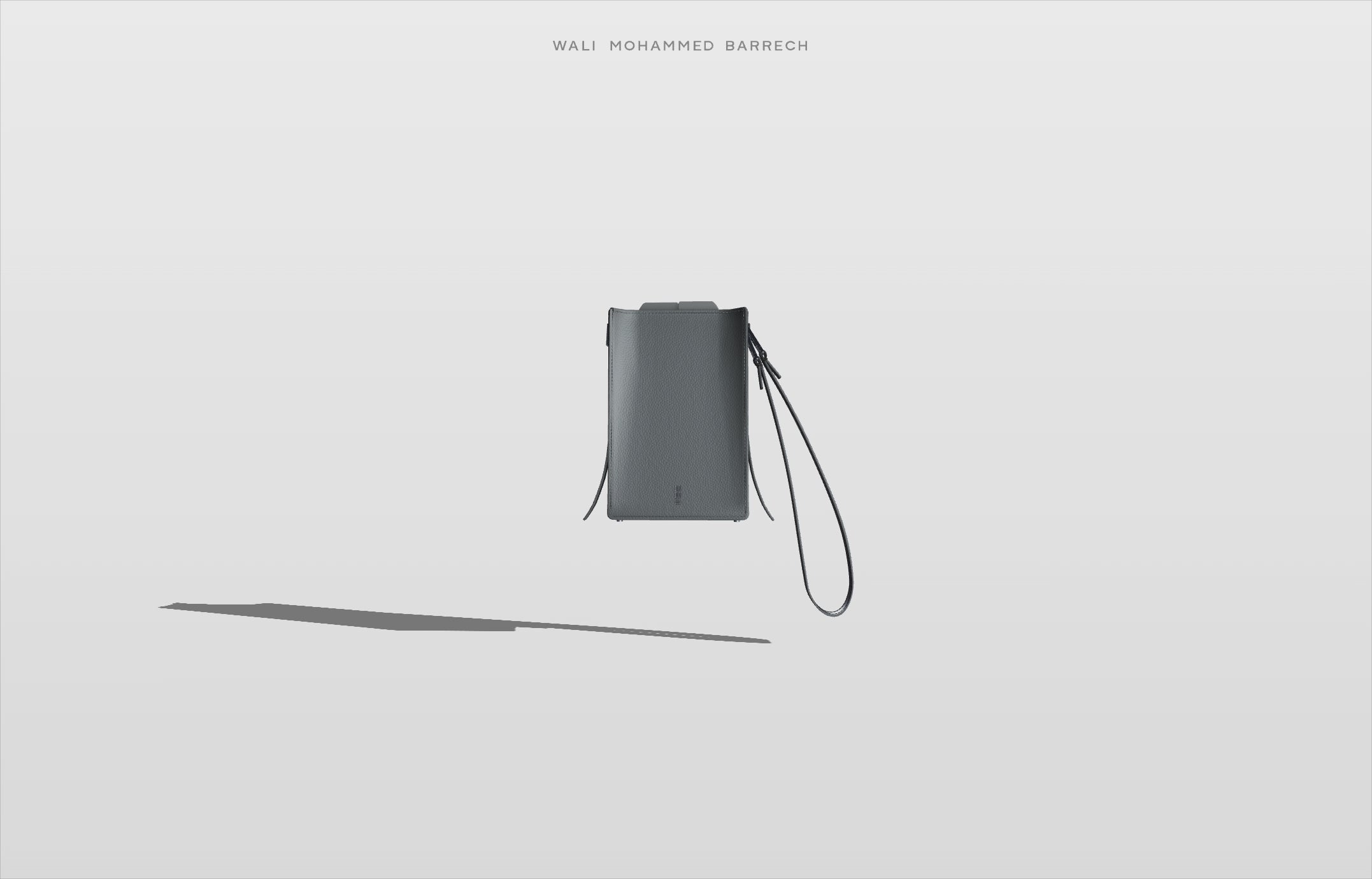 Cell Frame - Petrol - WALI MOHAMMED BARRECH - Handcrafted Leather Handbags
