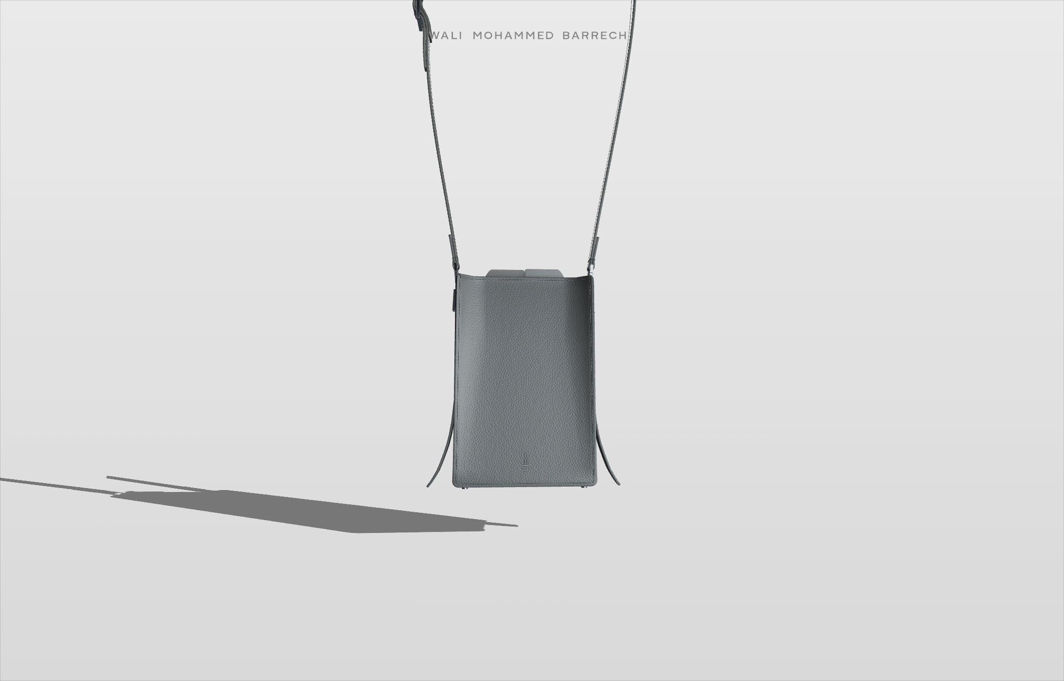 Cell Frame - Petrol - WALI MOHAMMED BARRECH - Handcrafted Leather Handbags