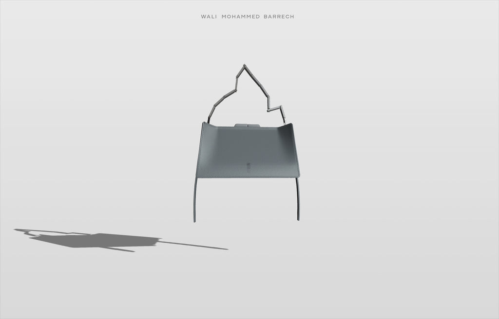 Mono Frame - Petrol - WALI MOHAMMED BARRECH - Handcrafted Leather Handbags