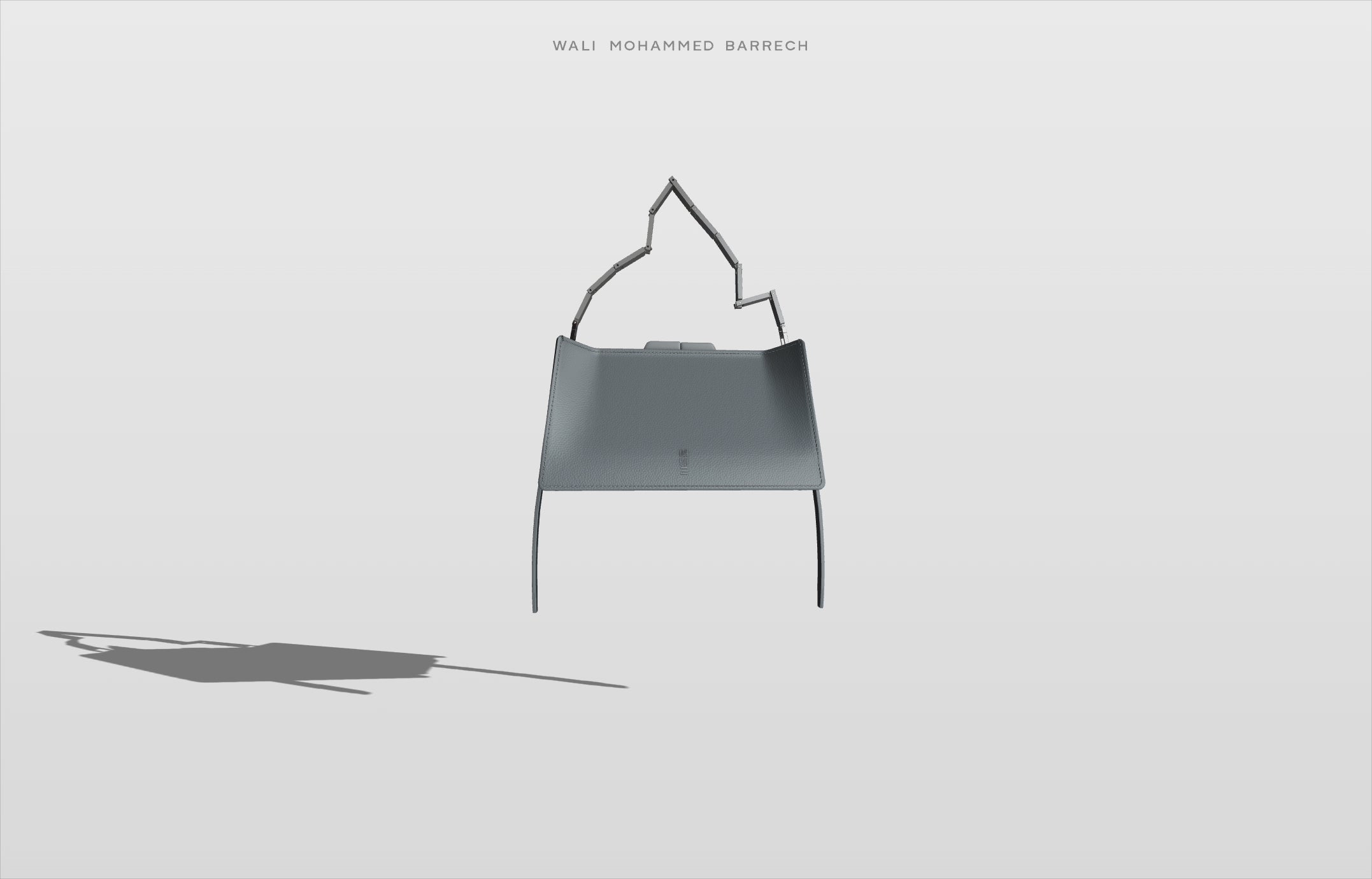 Mono Frame - Petrol - WALI MOHAMMED BARRECH - Handcrafted Leather Handbags