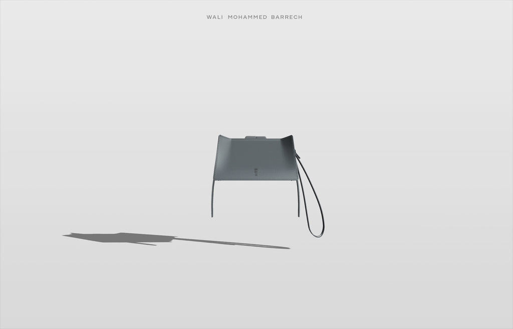 Mono Frame - Petrol - WALI MOHAMMED BARRECH - Handcrafted Leather Handbags