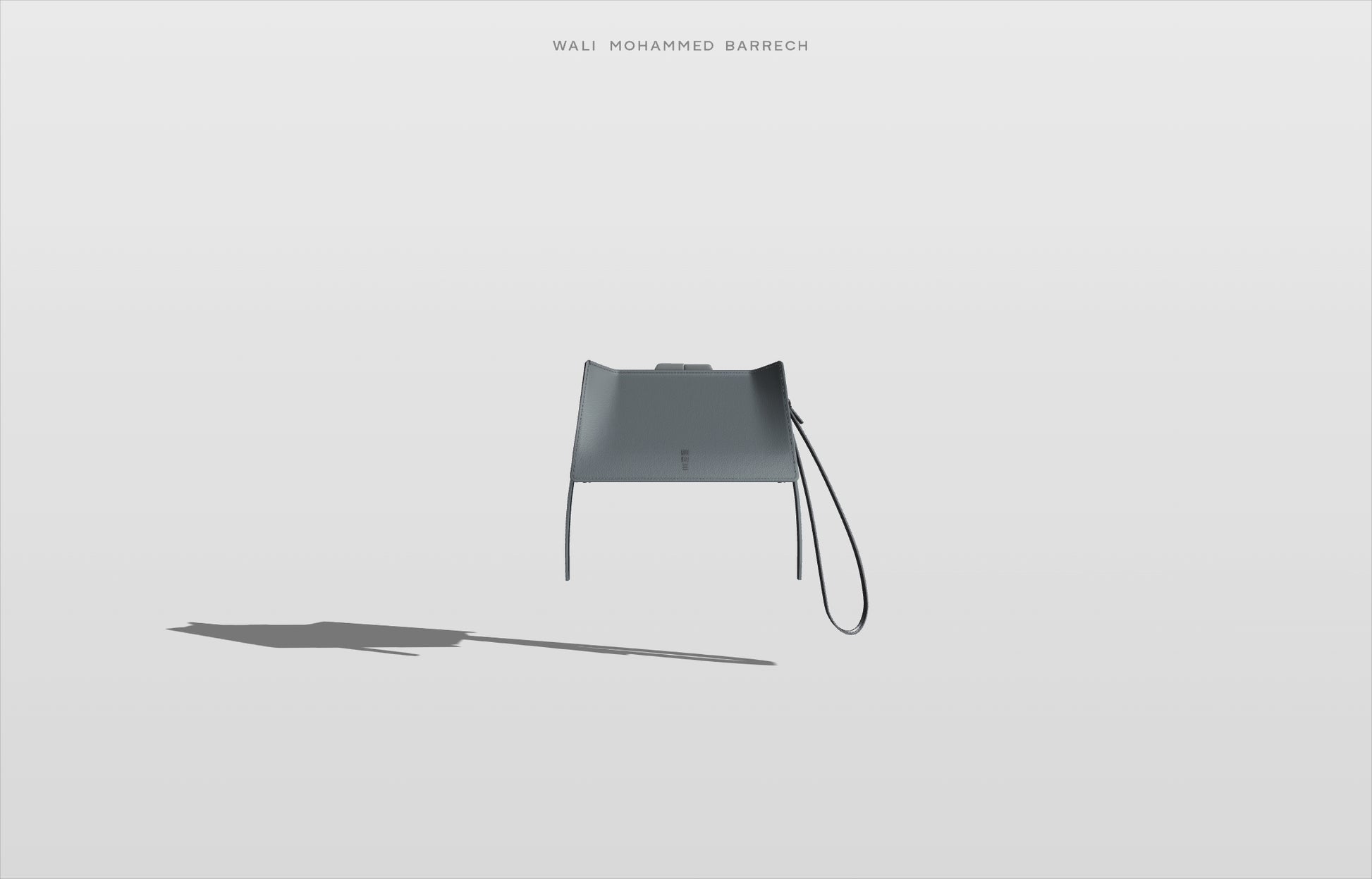 Mono Frame - Petrol - WALI MOHAMMED BARRECH - Handcrafted Leather Handbags