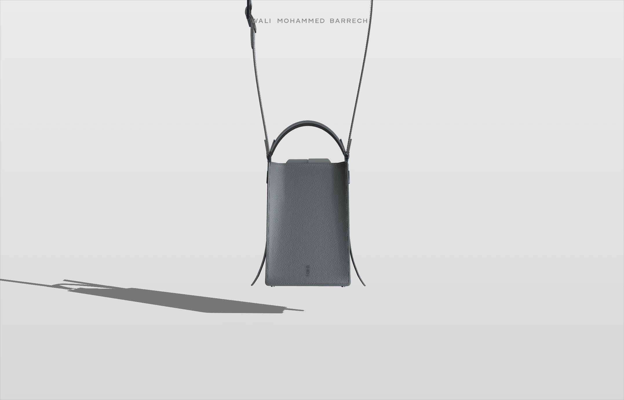 Cell Frame - Petrol - WALI MOHAMMED BARRECH - Handcrafted Leather Handbags