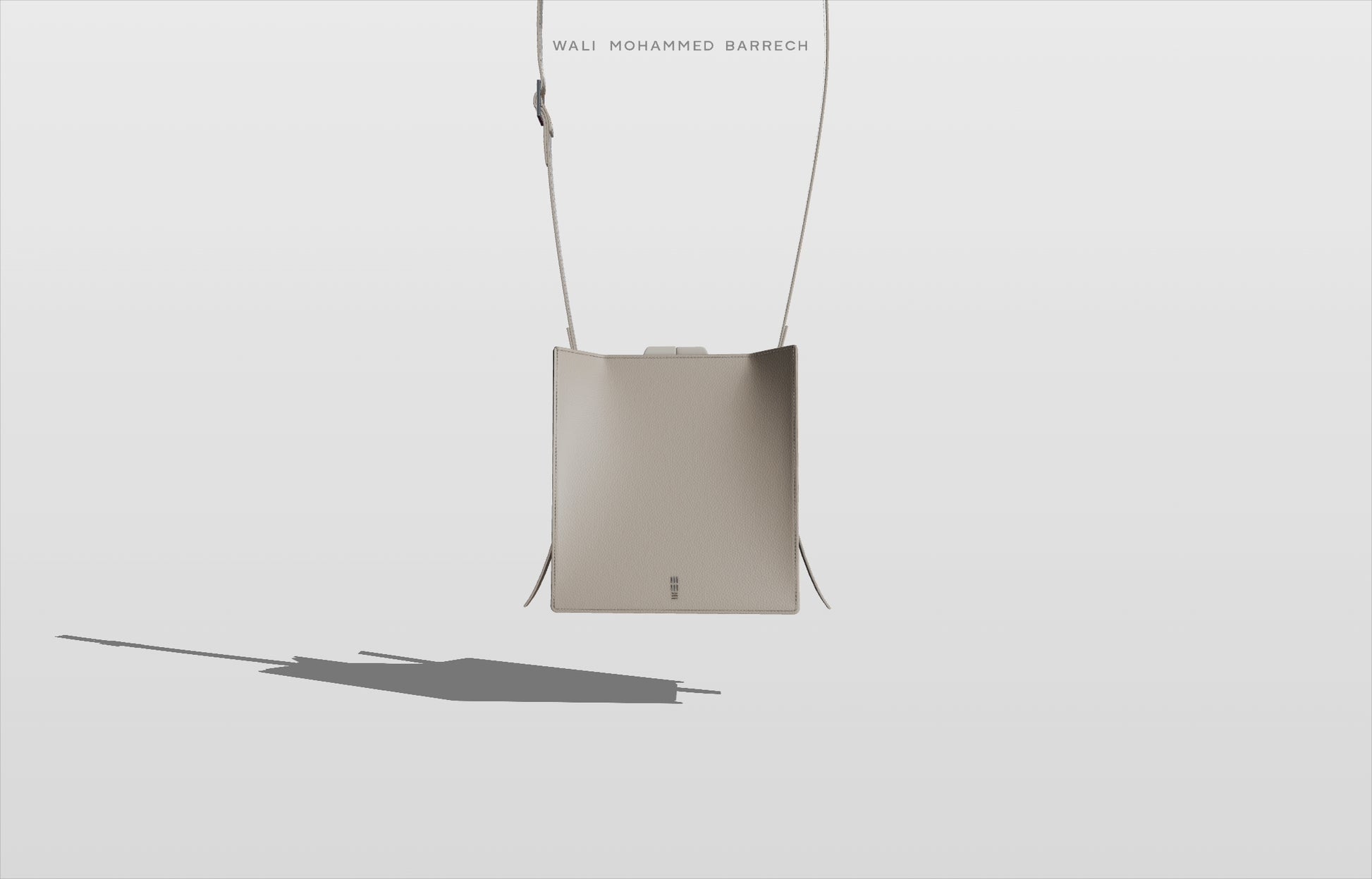 Parcel Frame - Sand - WALI MOHAMMED BARRECH - Handcrafted Leather Handbags