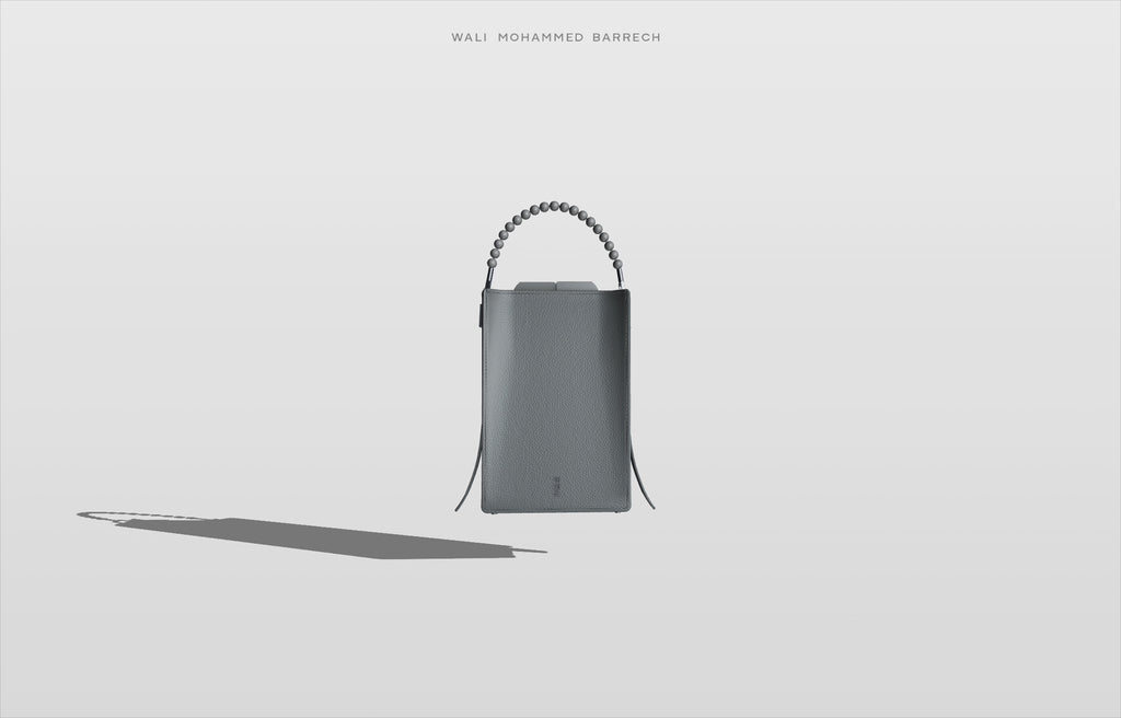 Cell Frame - Petrol - WALI MOHAMMED BARRECH - Handcrafted Leather Handbags