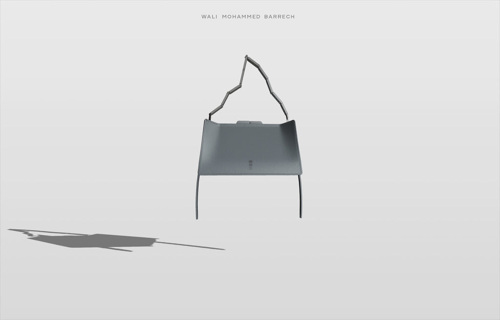 Mono Frame - Petrol - WALI MOHAMMED BARRECH - Handcrafted Leather Handbags