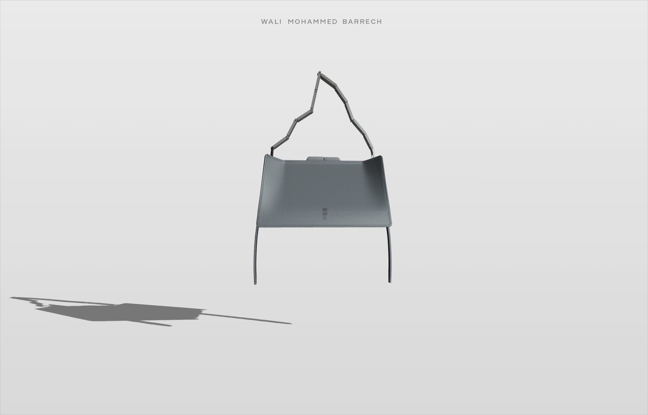 Mono Frame - Petrol - WALI MOHAMMED BARRECH - Handcrafted Leather Handbags