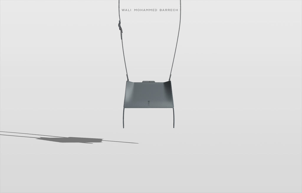 Mono Frame - Petrol - WALI MOHAMMED BARRECH - Handcrafted Leather Handbags