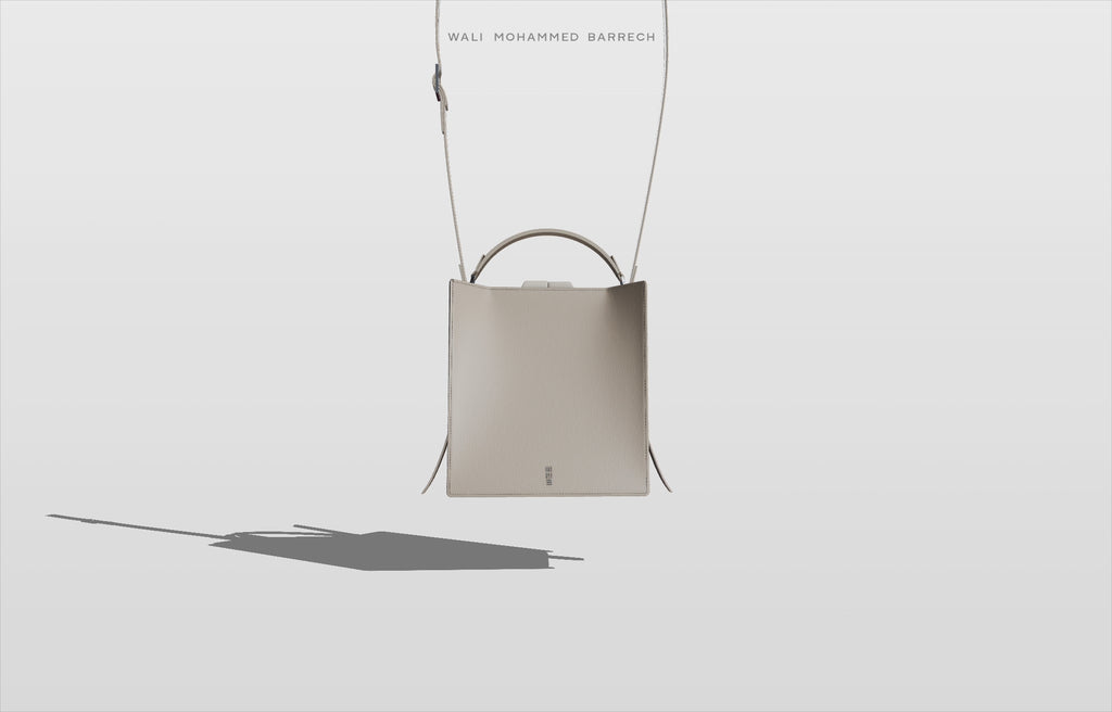 Parcel Frame - Sand - WALI MOHAMMED BARRECH - Handcrafted Leather Handbags