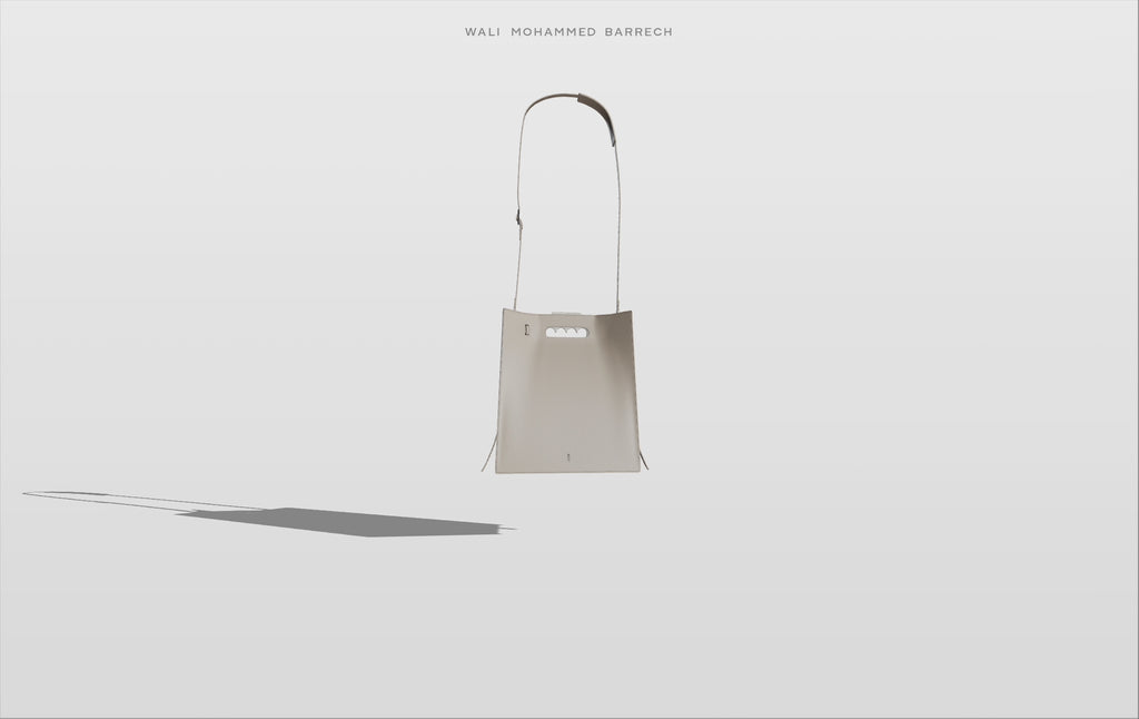 Maxi Frame - Sand - WALI MOHAMMED BARRECH - Handcrafted Leather Handbags