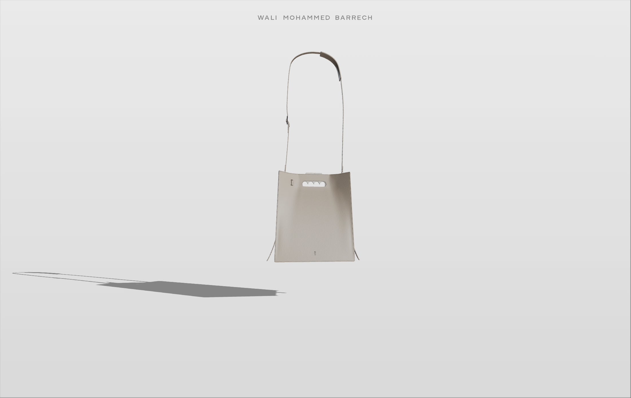 Maxi Frame - Sand - WALI MOHAMMED BARRECH - Handcrafted Leather Handbags