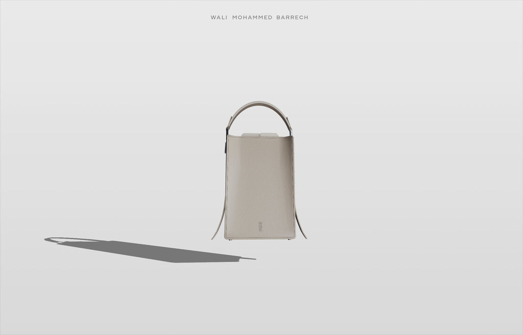 Cell Frame - Sand - WALI MOHAMMED BARRECH - Handcrafted Leather Handbags
