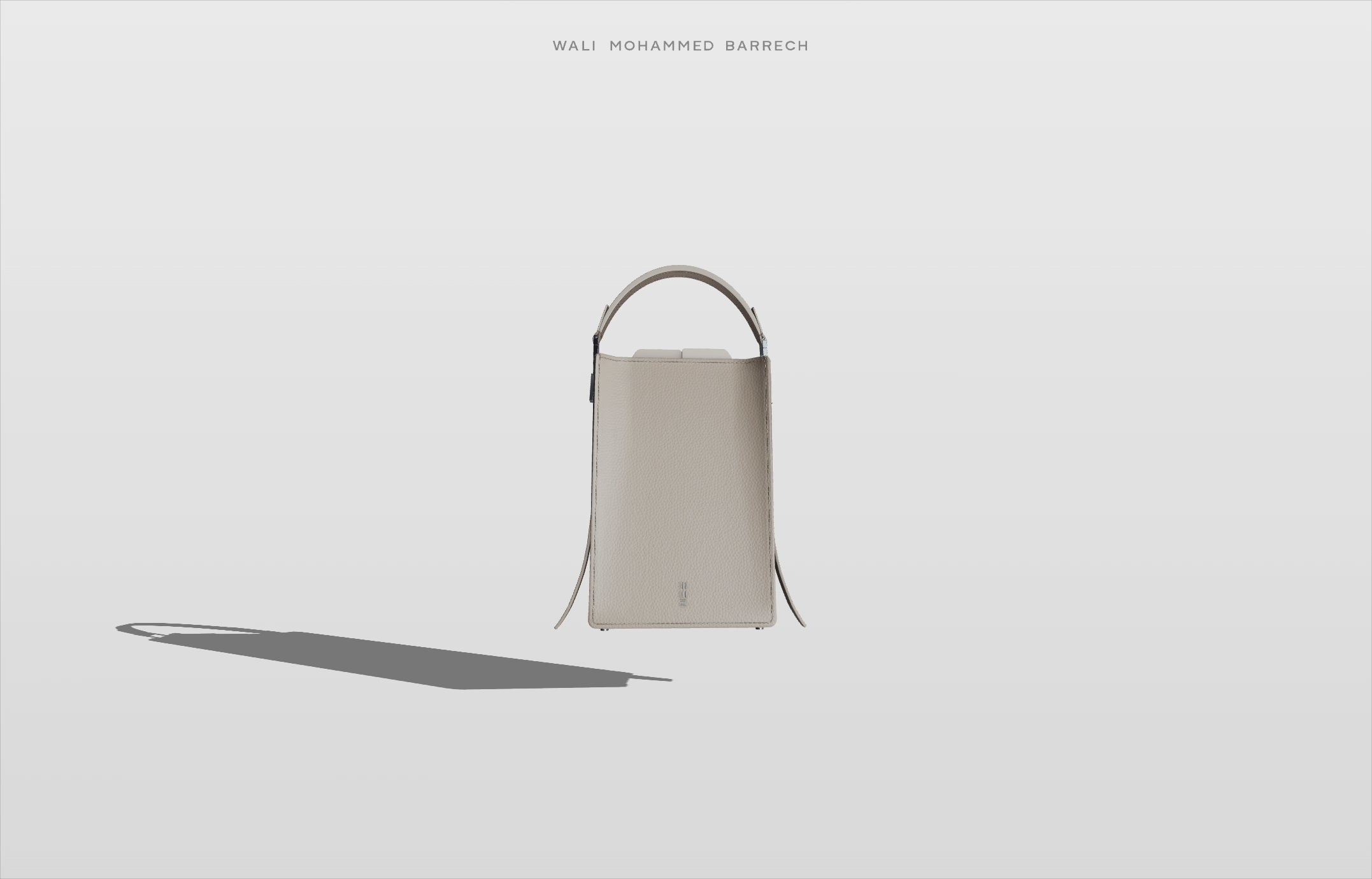 Cell Frame - Sand - WALI MOHAMMED BARRECH - Handcrafted Leather Handbags