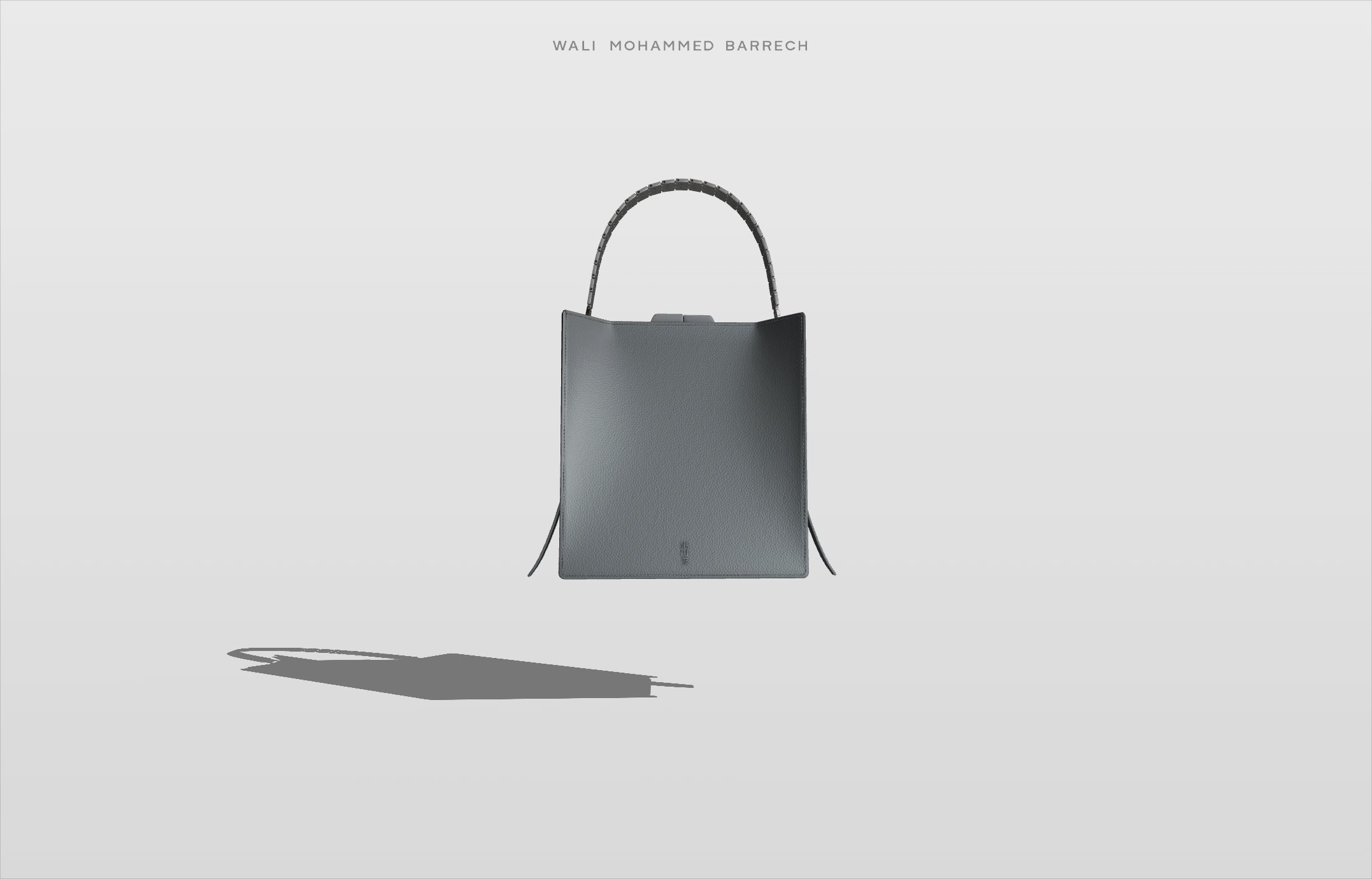 Parcel Frame - Petrol - WALI MOHAMMED BARRECH - Handcrafted Leather Handbags