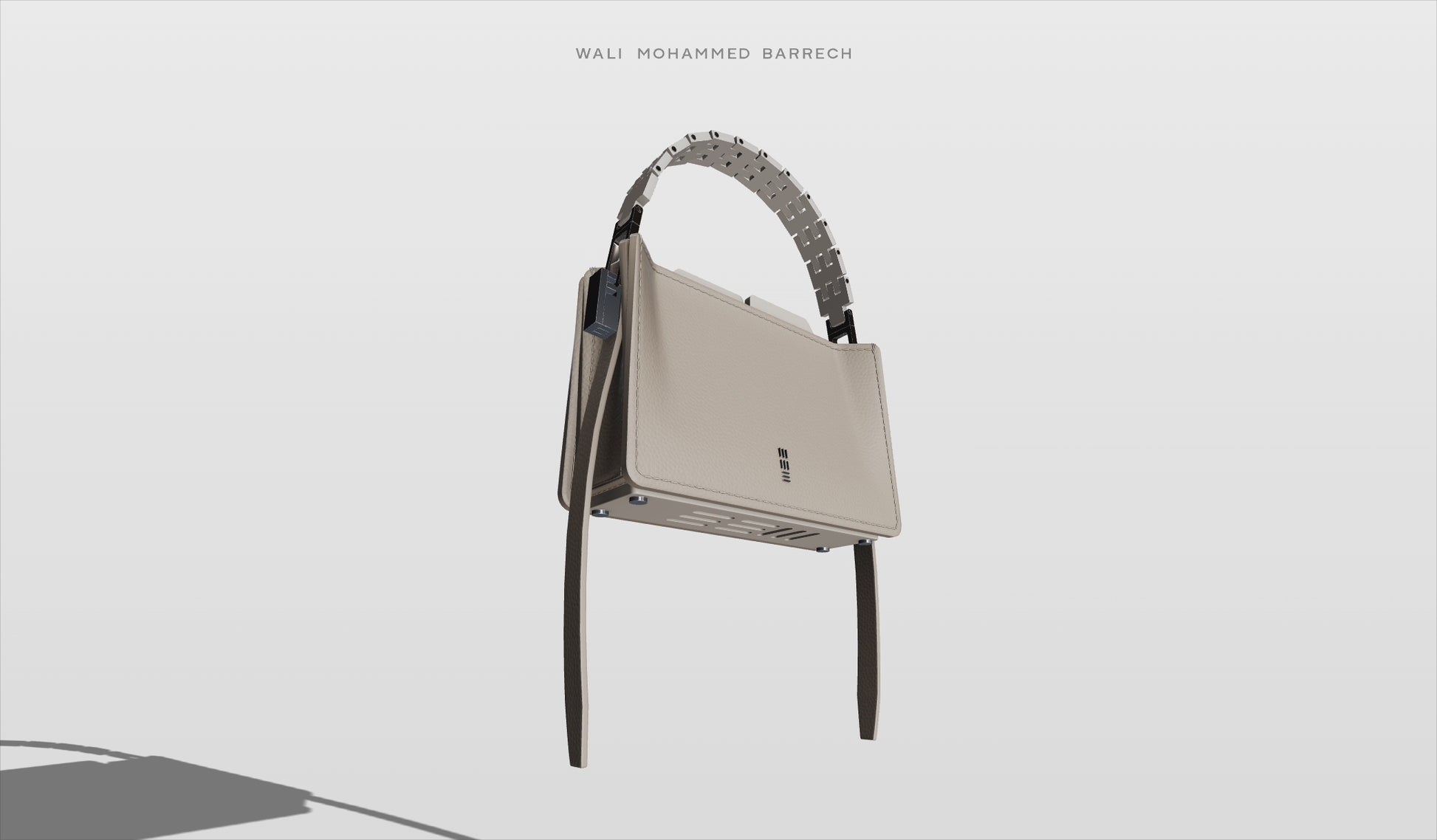 Micro Frame - Sand - WALI MOHAMMED BARRECH - Handcrafted Leather Handbags