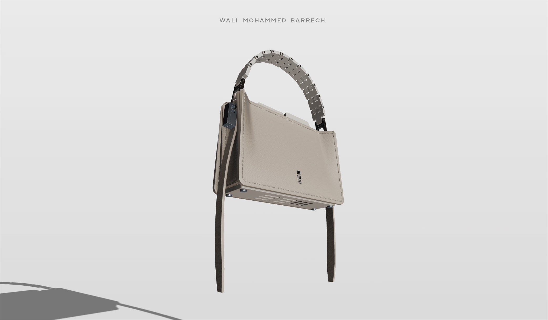 Micro Frame - Sand - WALI MOHAMMED BARRECH - Handcrafted Leather Handbags