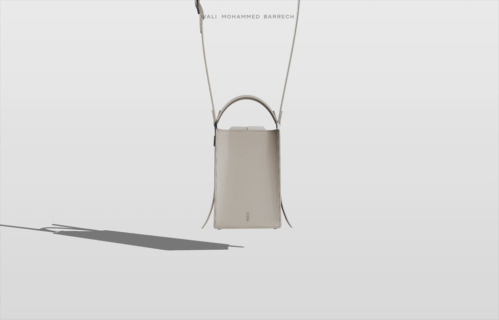 Cell Frame - Sand - WALI MOHAMMED BARRECH - Handcrafted Leather Handbags