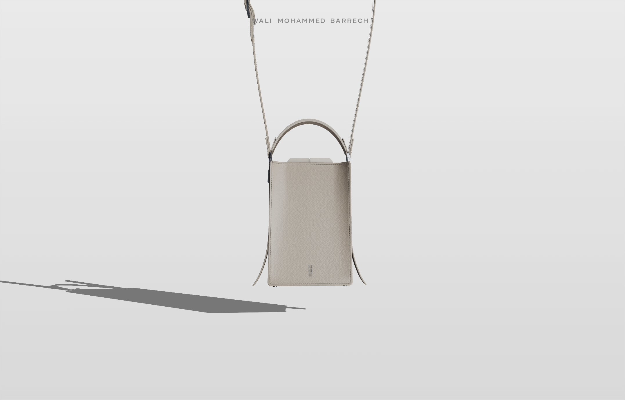 Cell Frame - Sand - WALI MOHAMMED BARRECH - Handcrafted Leather Handbags